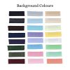 One Inch ID Tags Colours