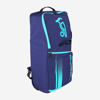 Kookaburra wd4000 Wheelie Duffle Bag - Navy/Aqua