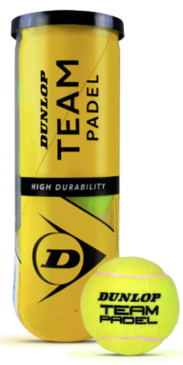 Dunlop Team Padel Balls x3