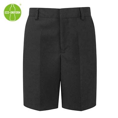 David Luke Senior Boys Grey Bermuda Shorts