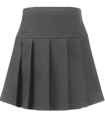 Banner Full Pleate Skirt 1EH Grey