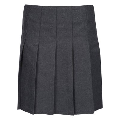 Zeco Junior Stitch Down Pleat Eco-Skirt Grey