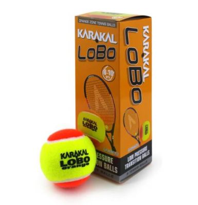 Childs Lobo Tennis Ball Orange Stage 2 pk3