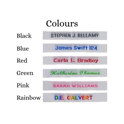 Woven Iron-on Name Tapes