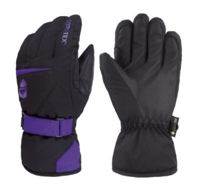 Eska Number GTX Kids Ski Glove Blk/Pur 1635