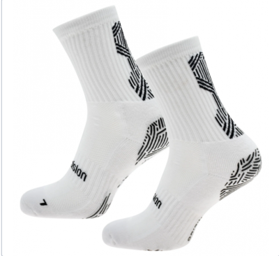 Precision Origin.0 Grip Socks ADULT WHT/BLK