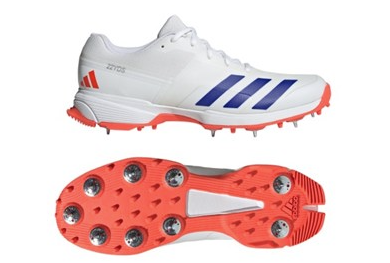 Adidas 22YDS Cricket Spike White/Blue/Orange
