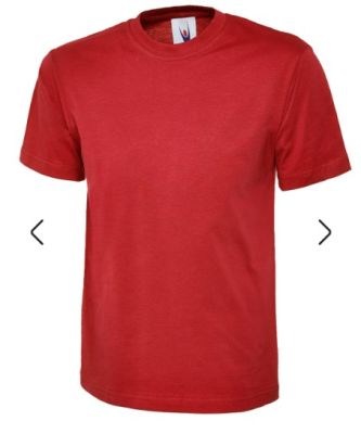 HW CoE Plain Red Tshirts