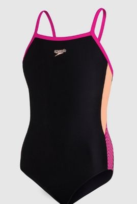 Speedo Dive Thinstrap Muscleback Girls Swim Suit