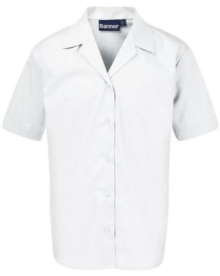 Banner SS Revere Collar Blouse