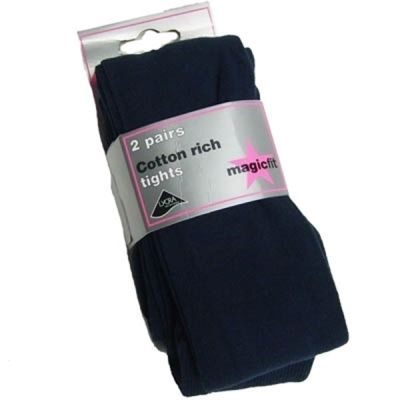 Magicfit Cotton 2pk Tights Navy