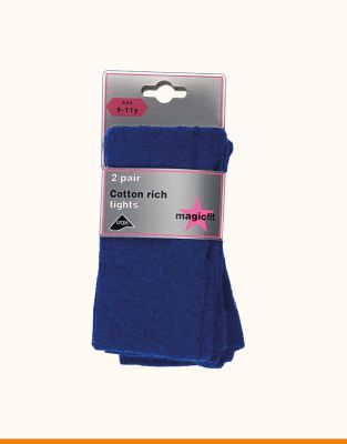 Magicfit Cotton 2pk Tights Royal Blue