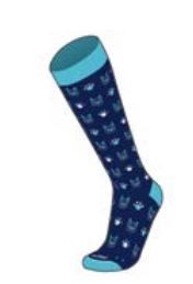 Mico Ski Warm Control Kids Patterned Sock CA02699