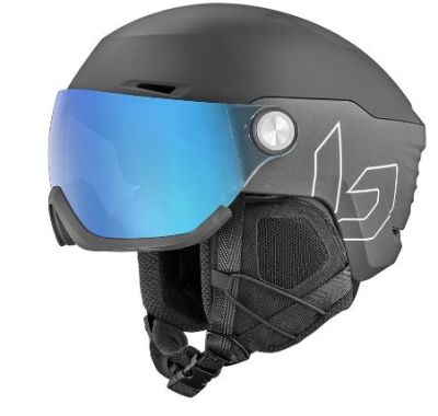 Bolle Ryft Pure Black Ski Helmet Photocromatic