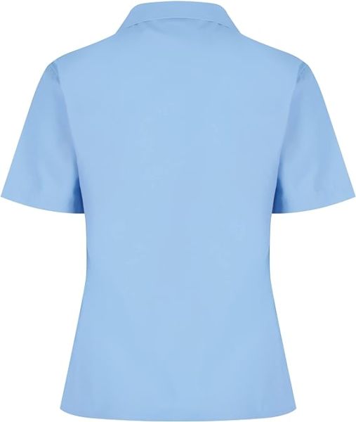Trutex S/S Rever Collar Blue Blouse