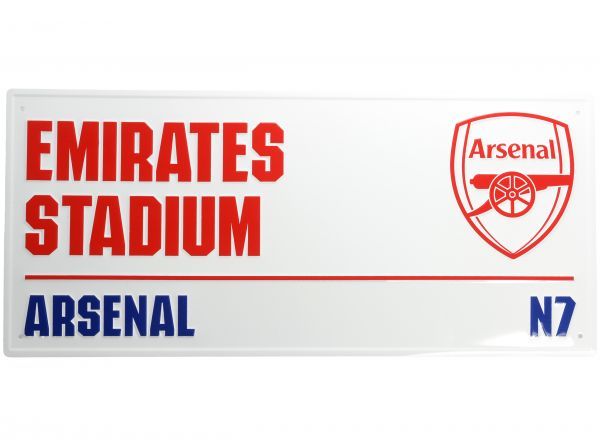 Arsenal Metal Street Sign