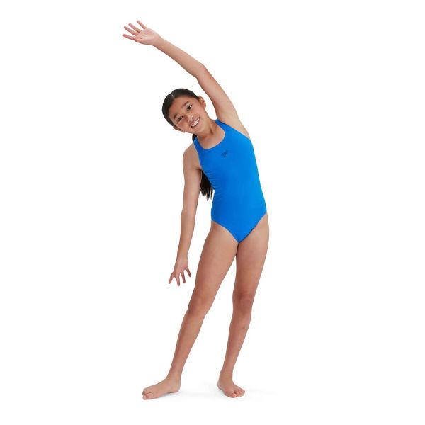 Speedo ECO Endurance+ Medalist Junior Swimsuit Aqua