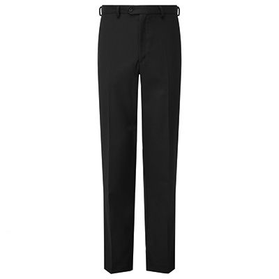 DL Flat Front Reg Fit Trousers 958 Black