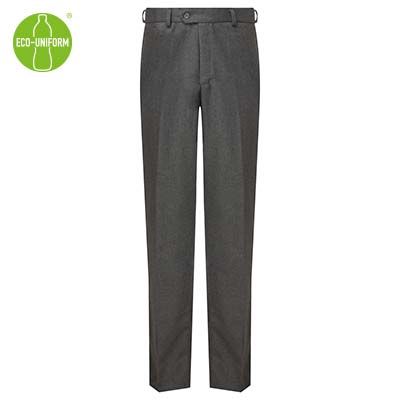DL Flat Front Reg Fit Trousers 958 Grey