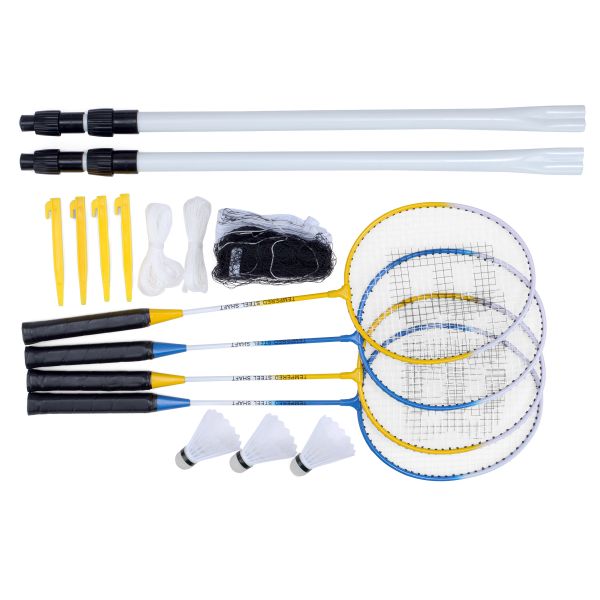 Baseline 4 Player Badminton Set
