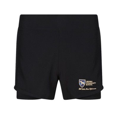 Cressex Girls 2 in 1 Sports Shorts