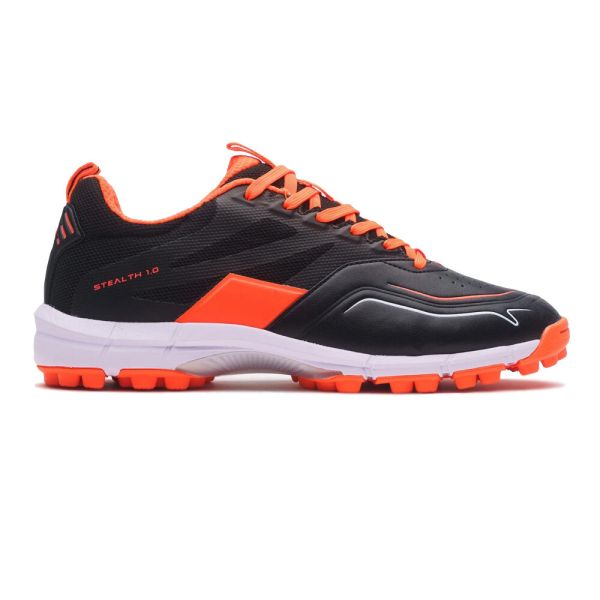 Grays Stealth 1.0 Hockey Shoes Black/Orange