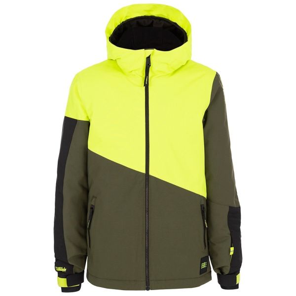 O'neill Magnatite Boys Ski Jacket Green/Lime