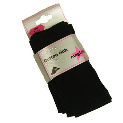 Magicfit Cotton 2pk Tights Black