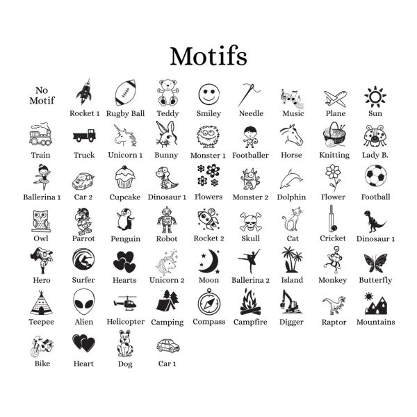 Stick and Wash motifs