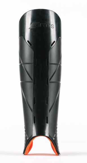 Grays G900 Black/Orange Hockey Shinguard