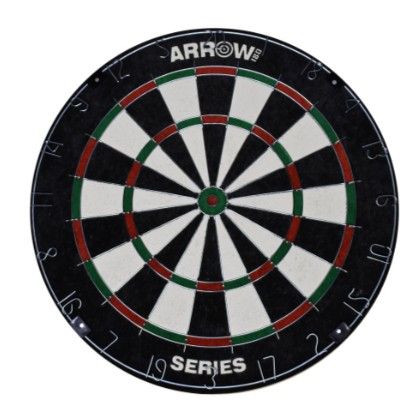 Arrow 180 Bristle Dartboard Cabnet Set