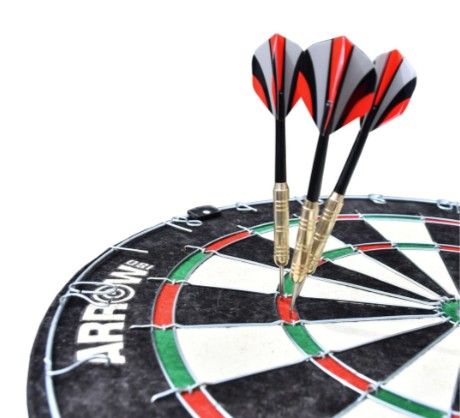 Arrow 180 Bristle Dartboard Cabnet Set