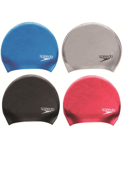 Speedo Long Hair Silicone Swimcap adult