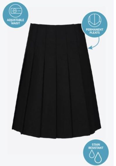 Trutex Stitch Down Pleat Eco Snr Skirt