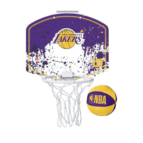 Wilson Lakers Mini Basket Ball Set