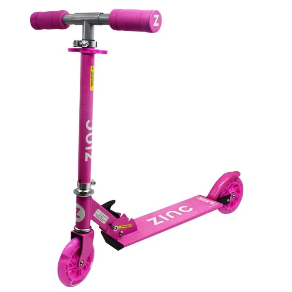 Scooter 2 Wheeled Twister Light up Scooter Pink and Blue