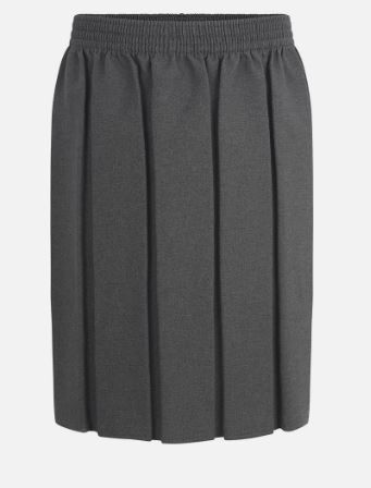 Zeco Junior Box Pleat Skirt Grey