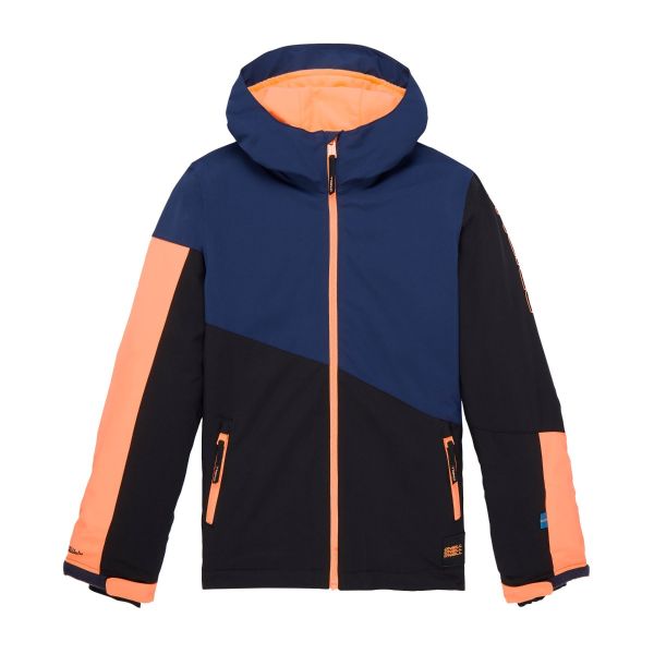 O'neill Magnatite Boys Ski Jacket Blue/Orange