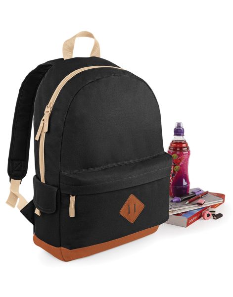 Bagbase Heritage Backpack Black