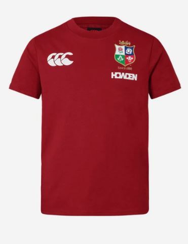 British Lions Kids Red T-shirt 2025