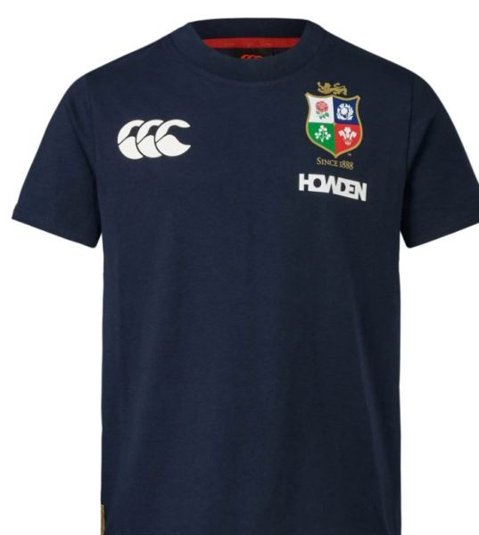 British Lions Navy Cotton T-shirt 2025