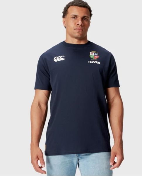 British Lions Red Cotton T-shirt 2025