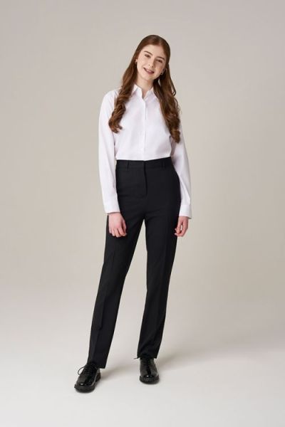 Trutex GTT High Waist Slimfit Sch Touser Black