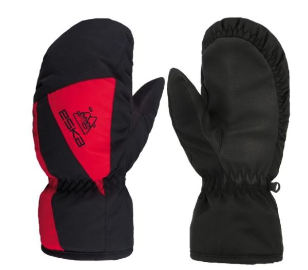 Eska Lexor Kids Ski Mitt Blk/Red 7602