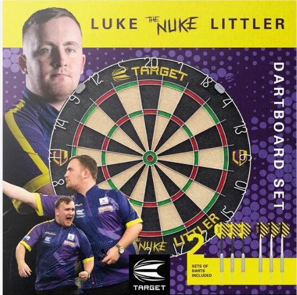 Target Luke The Nuke Littler Dart Board Set