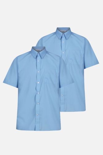 Trutex S/S Non Iron Sky Blue Shirts