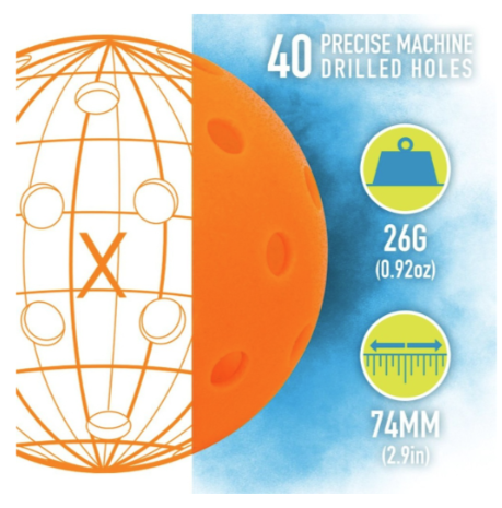 Franklin Outdoor X-40 Pickleball 3Pack