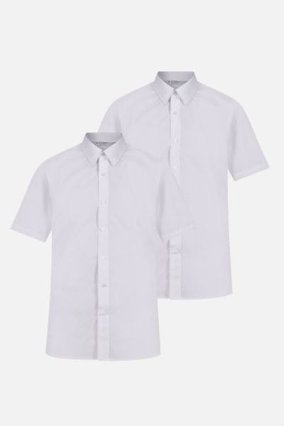 Trutex Slimfit Boys S/Shirts 2 Pk