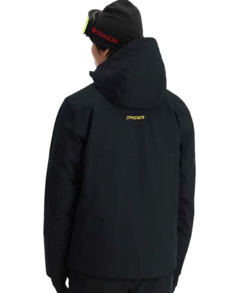 Spyder Tripoint Blk/Yel Men's Ski Jacket