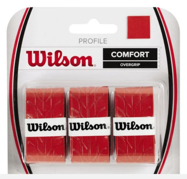 Wilson Profile Overgrip 3Pack Red